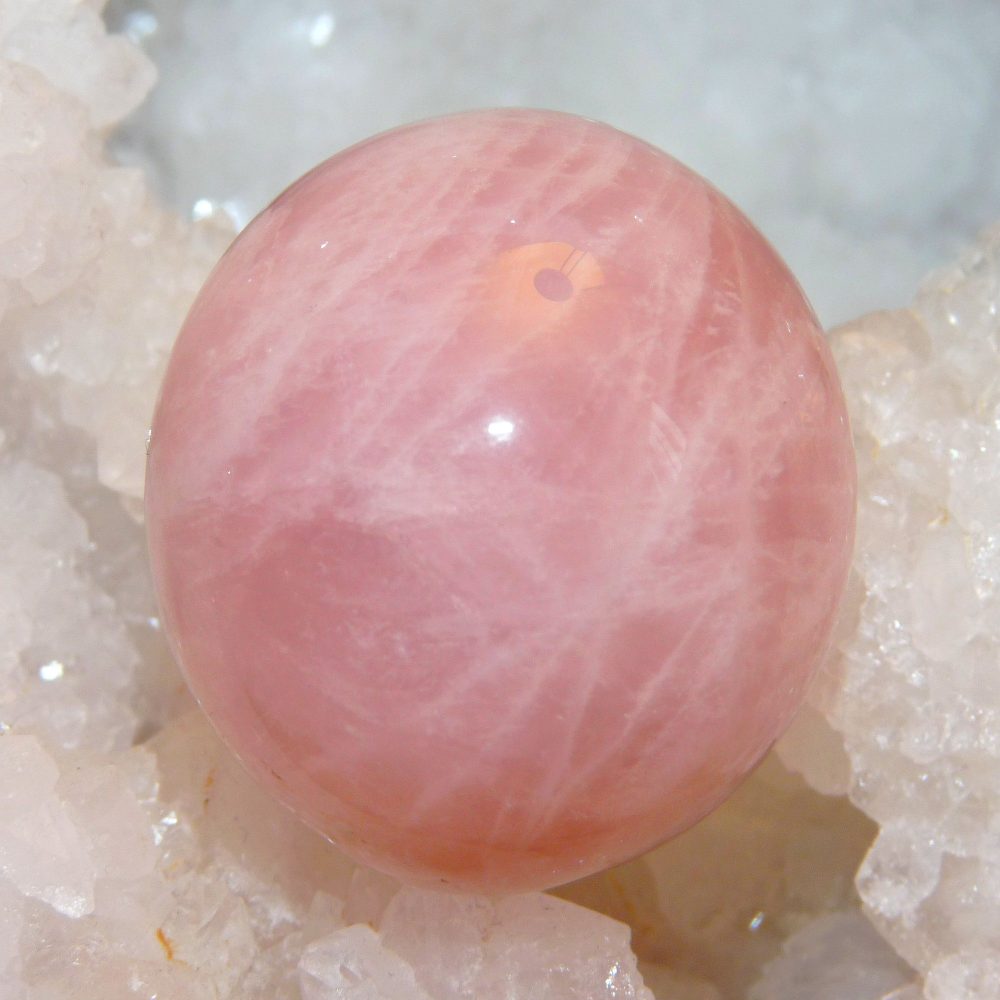 sphère quartz rose